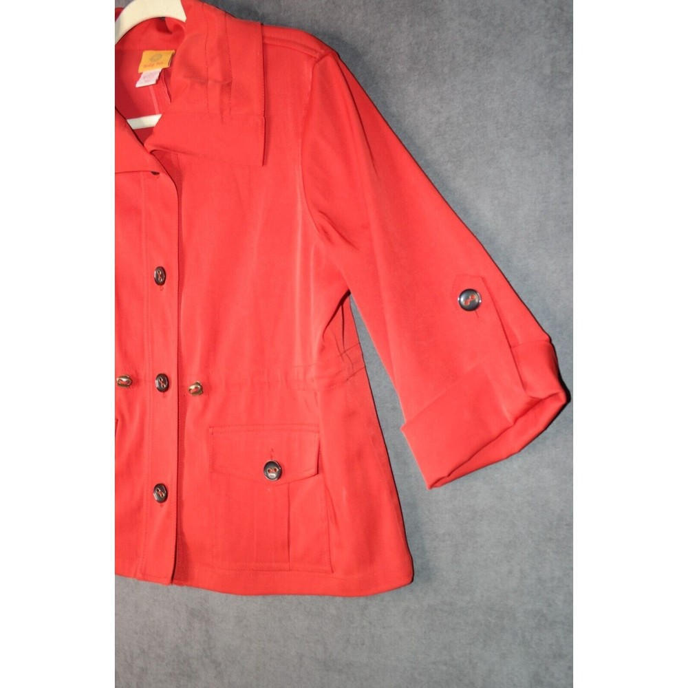 Ruby Rd. Red Button Jacket Size 14 - image 3